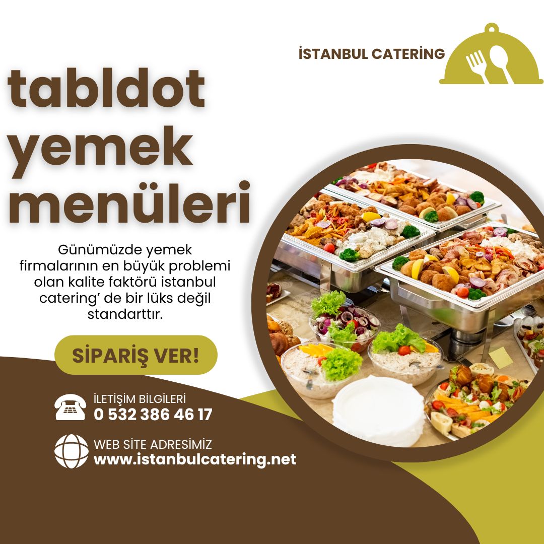 Tabldot yemek menüleri
